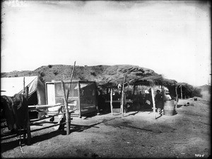 A desert dwelling in Imperial Valley, California, ca.1910