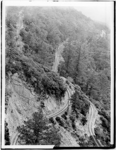 Mount Lowe Railway track at Horseshoe Loop