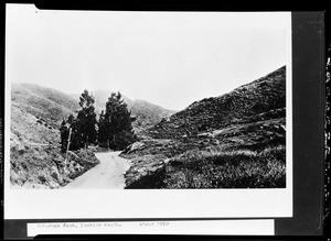 View of Cahuenga Pass, looking south, ca.1910