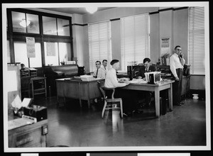 Interior view of Department of Public Works office