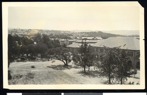 Panoramic view of Stanford University, ca.1900