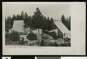 Nevada County Views, showing Pennsylvania Mine from the side, ca.1910