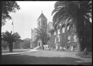 Exterior view of the Old College at the University of Southern California, October 11, 1929