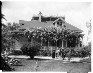 Residence of S.B. Lewis, 710 West Adams Boulevard, Los Angeles, ca.1898