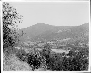 View of Sutter's Creek and the historical mine sites in Coloma, ca.1915