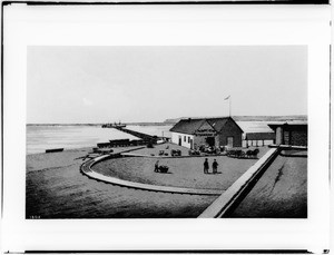 San Diego Pacific Coast Steamship landing, foot of Broadway, ca.1885-1886