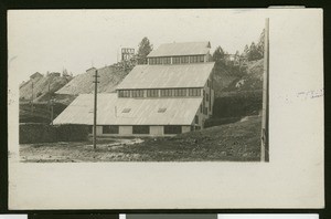 Nevada County Views, showing North Star Gold Quartz Mill from the front, ca.1910