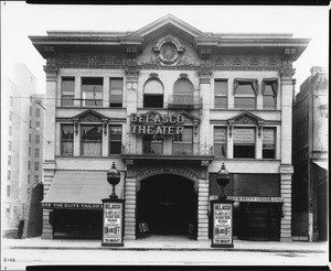 Exterior view of the Belasco Theater, ca.1910-1919