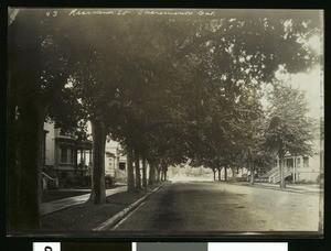 Sacramento residential street, ca.1900