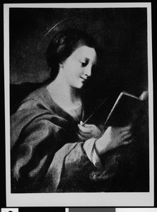 The painting "Santa Margaret", by Correggio, ca.1900