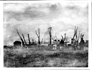 Laguna Indians threshing and winnowing wheat at the pueblo town of Paquate, New Mexico, ca.1900