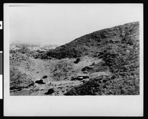 Site of the Hollywood Bowl before development, ca.1918