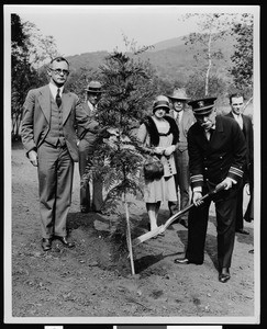 California Botanic Gardens tree planting