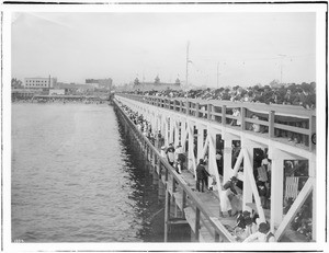 Opening day celebration of the Long Beach pier and pavillion, 1900