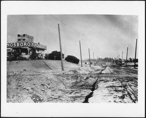 Eastward view of Third Street from Normandie Avenue in Los Angeles, 1900