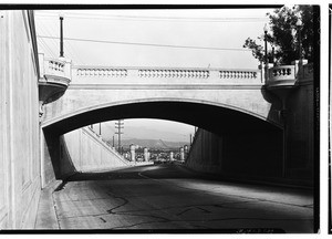 Hyperion Bridge in the San Fernando Valley looking toward Glendale, January 20, 1931