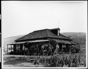 Exterior view of the Ranch Agua Hedionda in Carlsbad, ca.1930