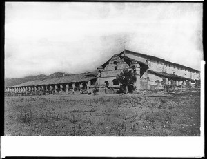 General view from the southeast of Mission San Antonio de Padua, ca.1880