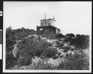 Rudimentary observatory on Mount Wilson