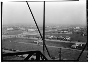 Panoramic view from Willard storage Battery Water Tower, November, 1929