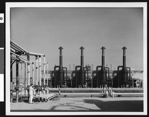 Exterior view of the Dow Chemical Styrene Plant, ca.1930