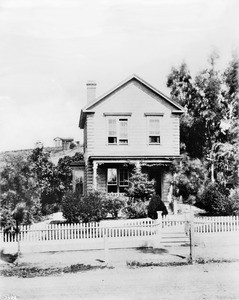 Residence of Dr. J.P. Widney on 321 Hill Street, Los Angeles, ca. early 1880's