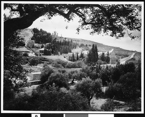 View of the Valley of the Kedron, Palestine, ca.1900-1910