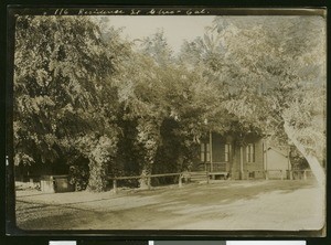 Exterior view of a residence in Chico, ca.1910