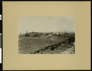 Birdseye view of California Oilfields Limited, Coalinga, 1907