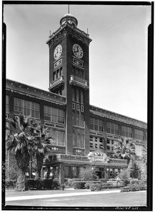 Exterior view of the Goodyear Tire and Rubber Company factory