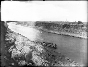 On the Alamo River, two days from the Salton Sea, ca.1910