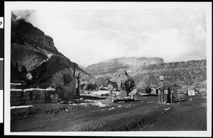 A mountain lodge made from a rock, New Mexico