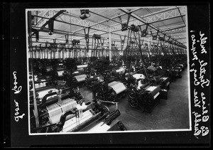 Loom room at the Rio Blanes Textile Mills in Veracruz, Mexico