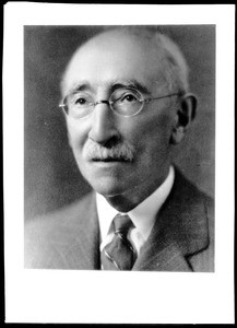 Portrait of Caesar Samuels, president of the Jewish Loan Fund from 1920-1930