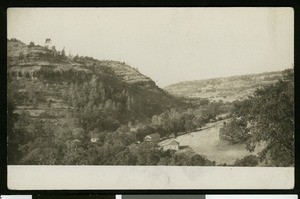Birdseye view of mountains in Richardson Springs, Chico, ca.1910