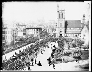 Parade on Powell Street and Geary Street, San Francisco