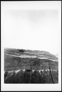 Remains of old cistern on Fort Moore Hill, ca.1949