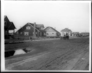 Looking north on Pacific Boulevard, a Huntington Park residential street, March 21, 1907