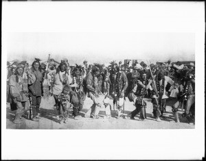 Indian war dance in Rock Springs, Wyoming