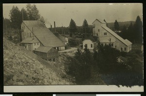 Nevada County Views, showing Pennsylvania Mine from the rear, ca.1910