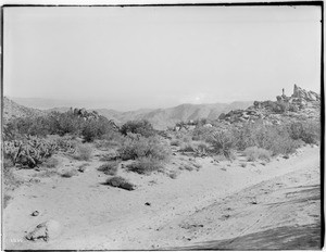 On the Campo Divide east of Campo, San Diego to Imperial, 1904