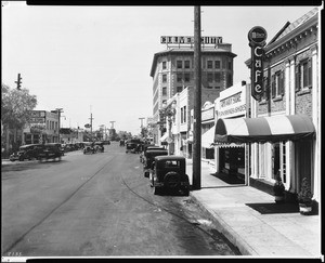 View of Washington Boulevard looking south-west, Culver city, August 1929