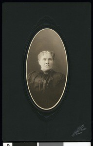 Portrait of a woman from the waist up