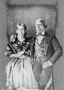 Portrait of Don Pio Pico and wife, ca.1850-1859