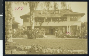 Santa Barbara residence on Crocker Row, ca.1920