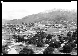 Birdseye view of Tujunga from Hillhaven, 1925