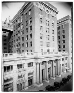 Exterior view of the Los Angeles Chamber of Commerce building