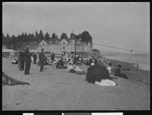 Beach at Capitola, Santa Cruz County, ca.1900