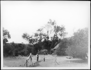 The Banning family at Middle Ranch, Catalina Island, ca.1889