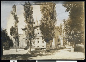 An exterior view of a U.S. Mint building in Carson City, Nevada